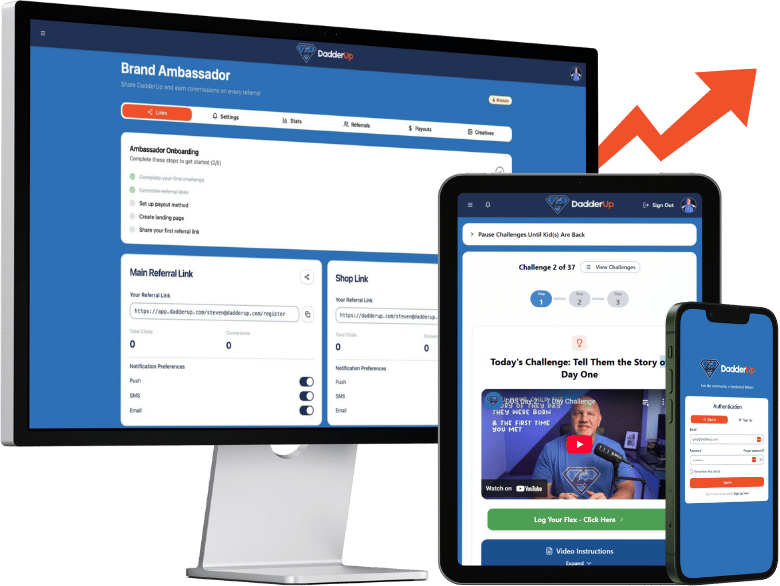DadderUp Platform Mockups