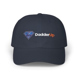 DadderUp Classic Dad Cap — Embroidered Superdad Logo Baseball Hat