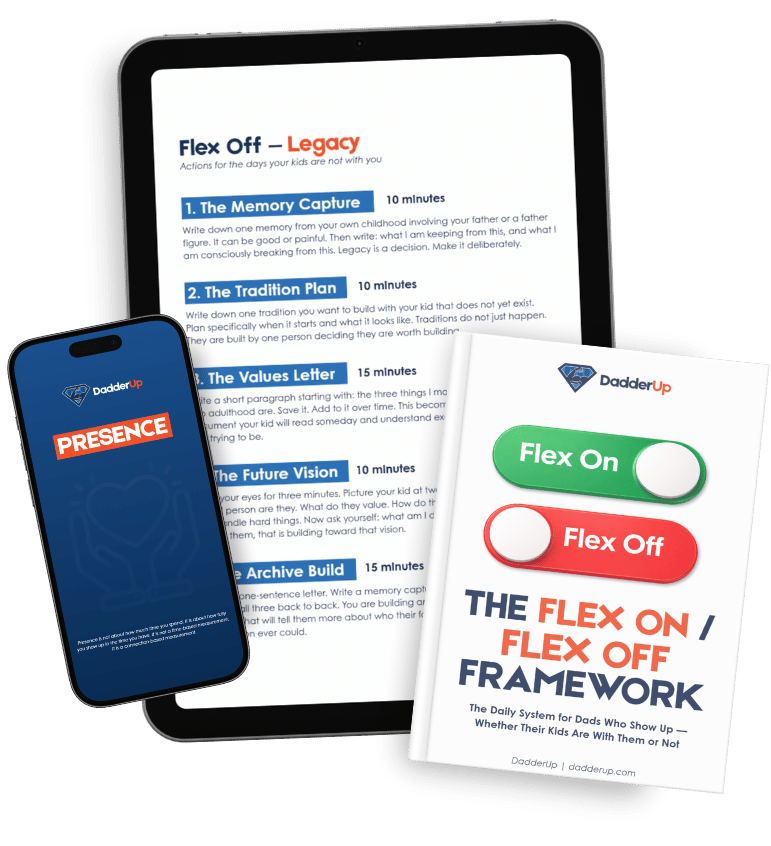 DadderUp - The Flex On Flex Off Framework Mockup